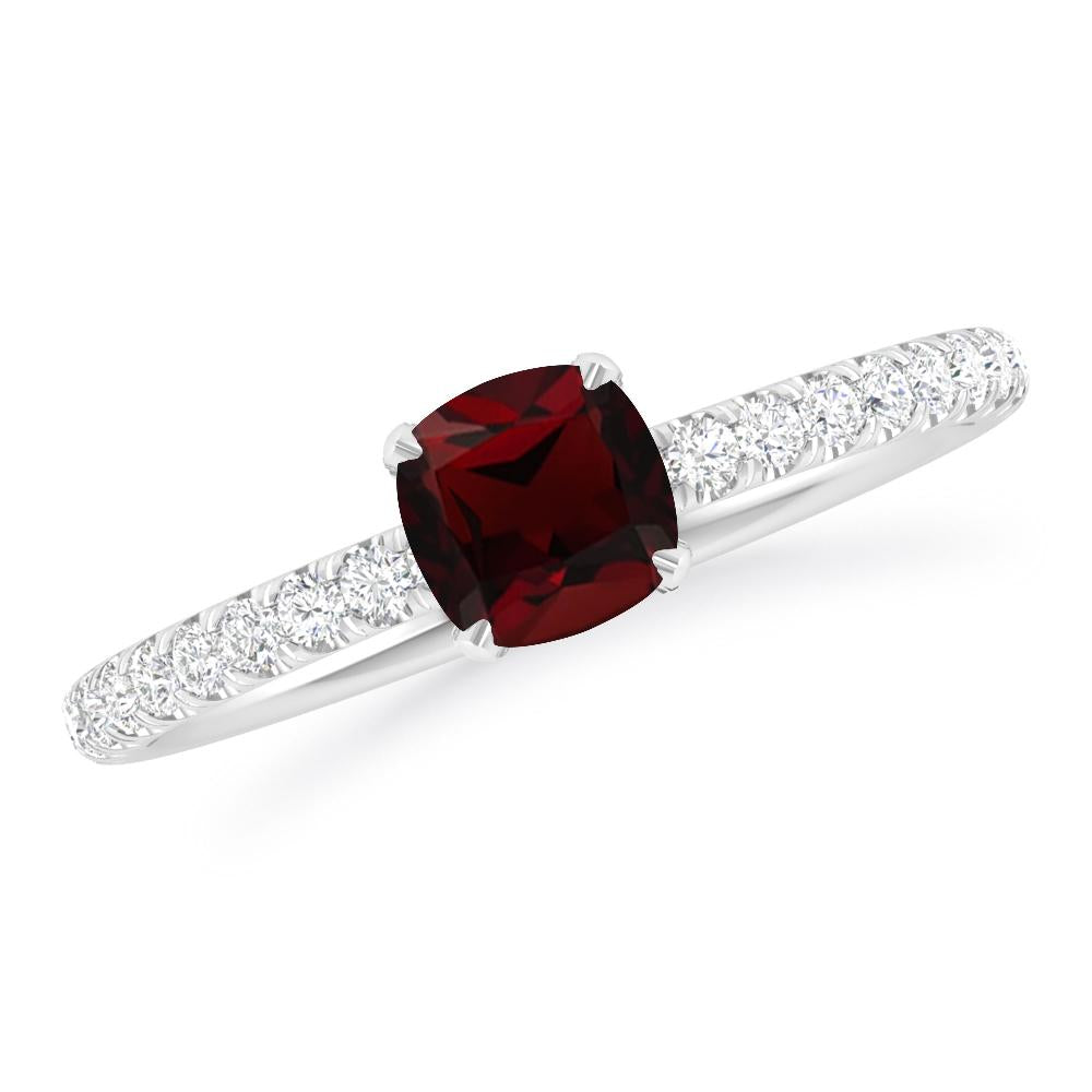 White Gold - Garnet