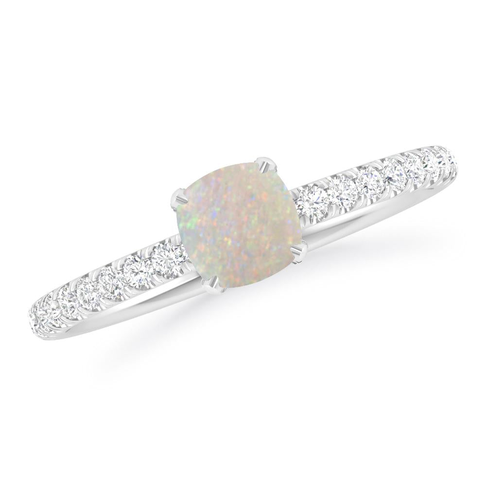 White Gold - Opal