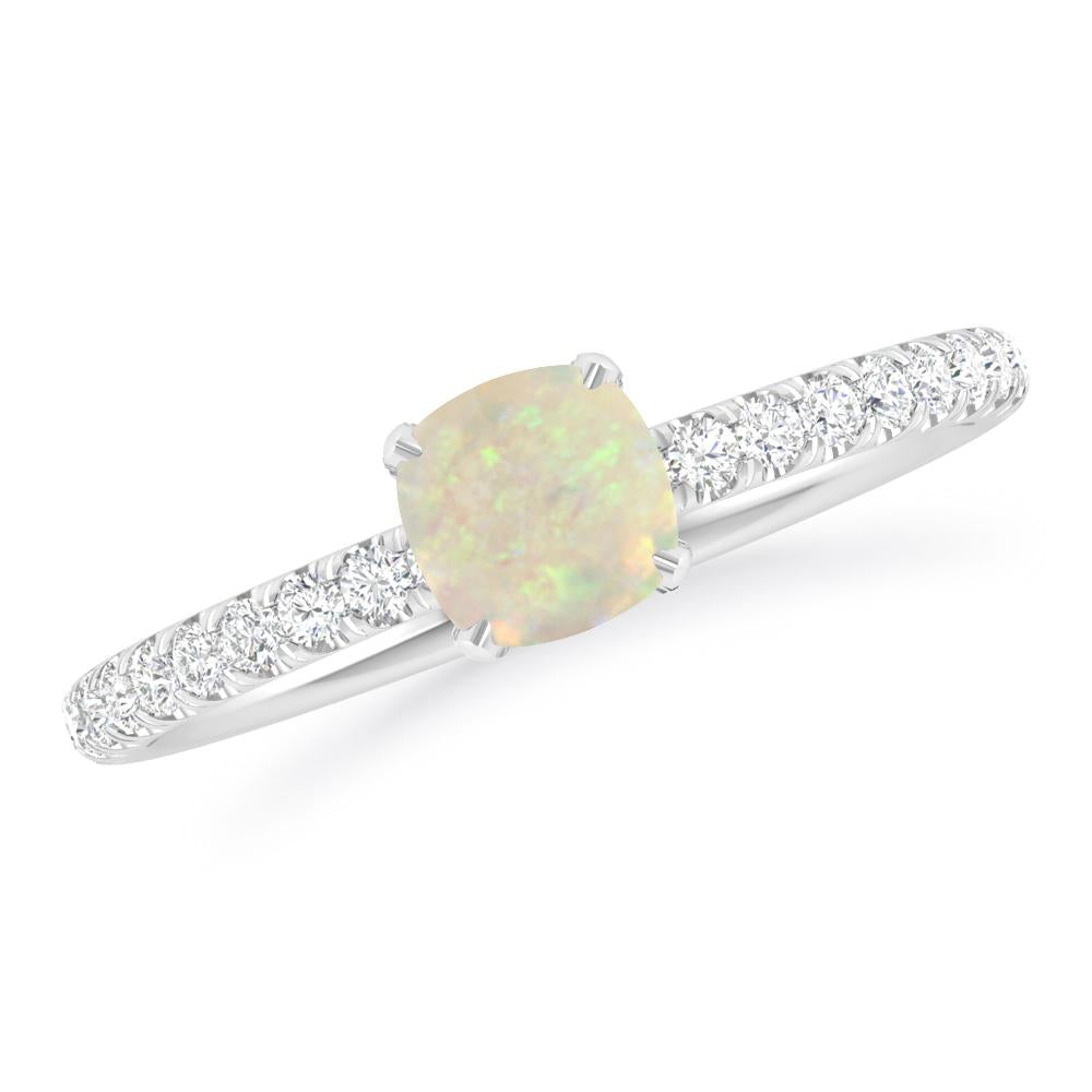 White Gold - Opal