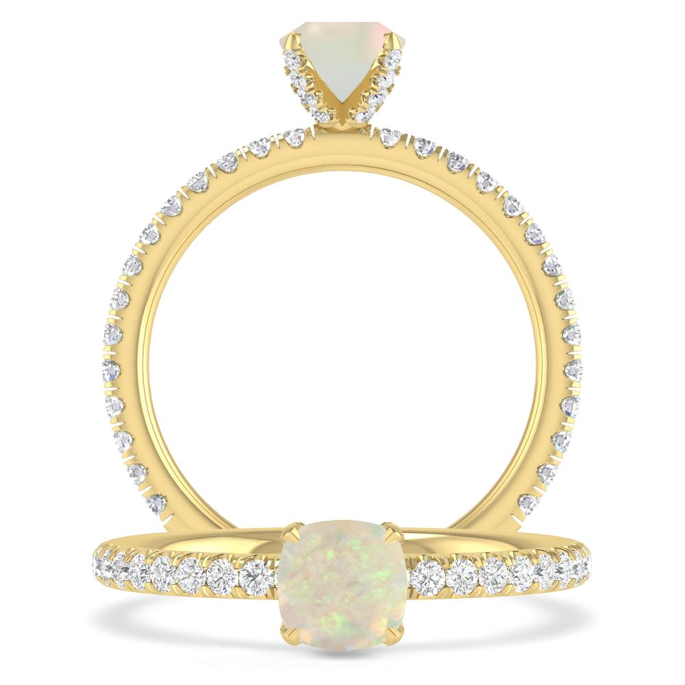 Yellow Gold - Opal