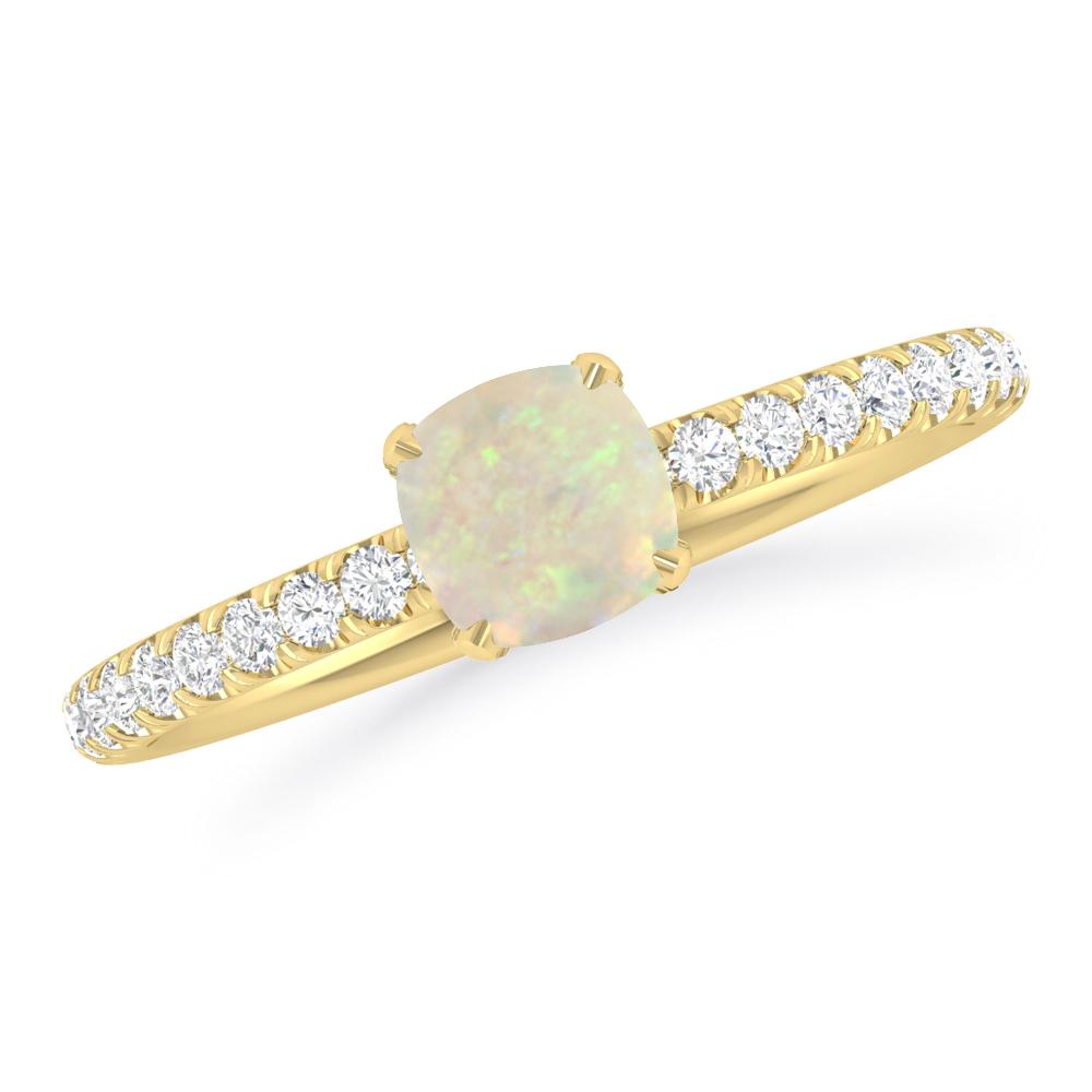 Yellow Gold - Opal