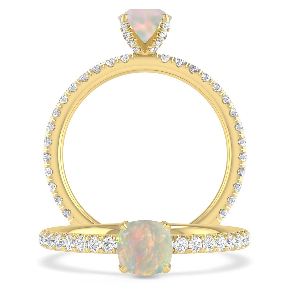 Yellow Gold - Opal