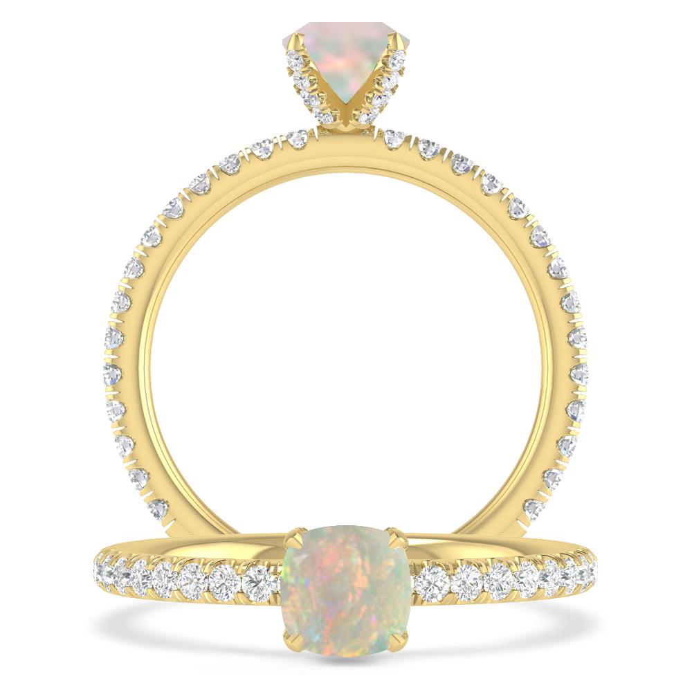 Yellow Gold - Opal