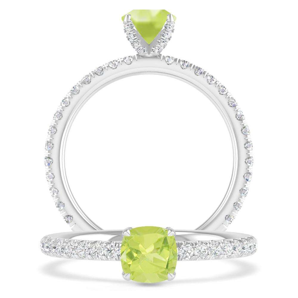 White Gold - Peridot