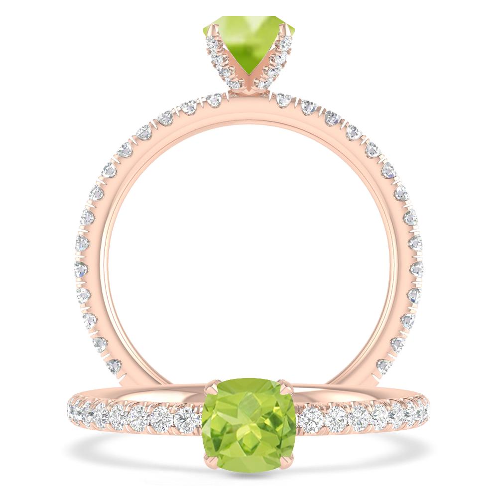 Rose Gold - Peridot