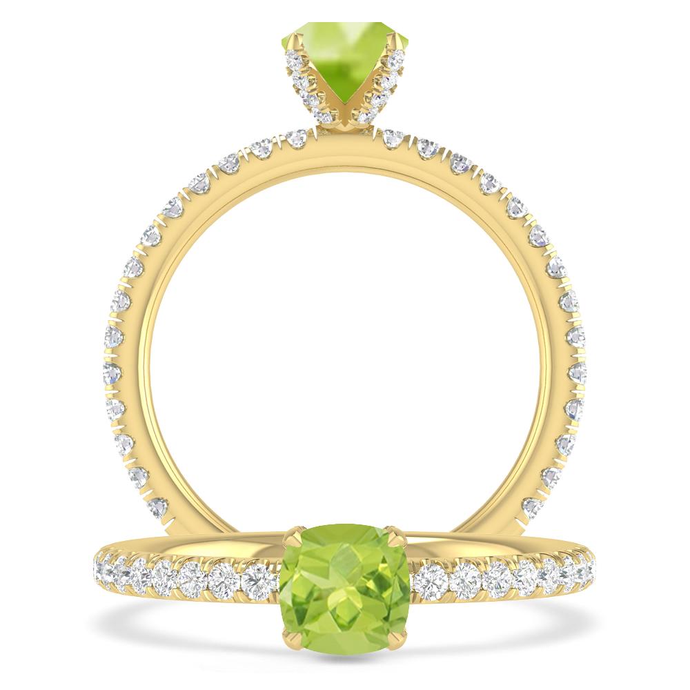 Yellow Gold - Peridot