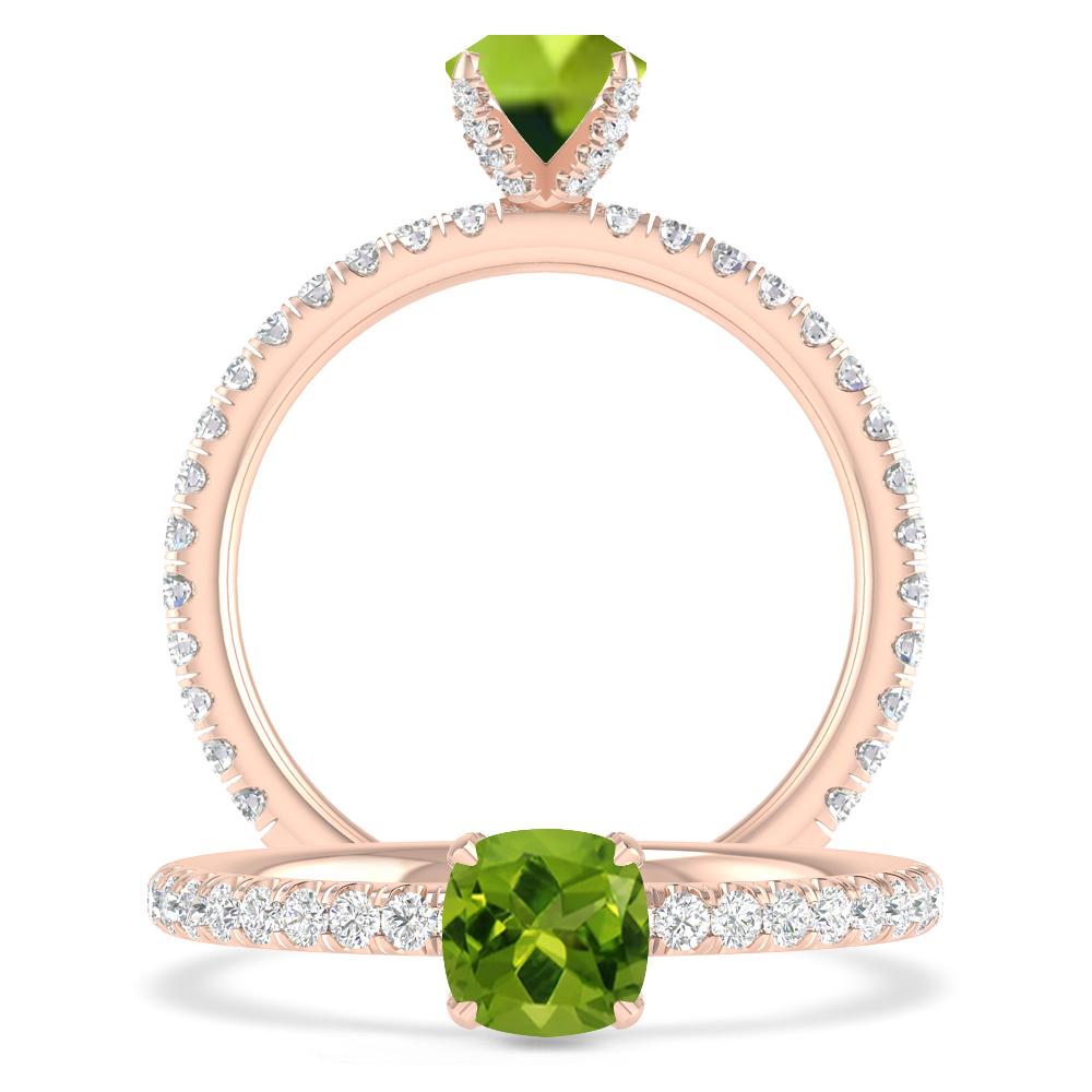 Rose Gold - Peridot