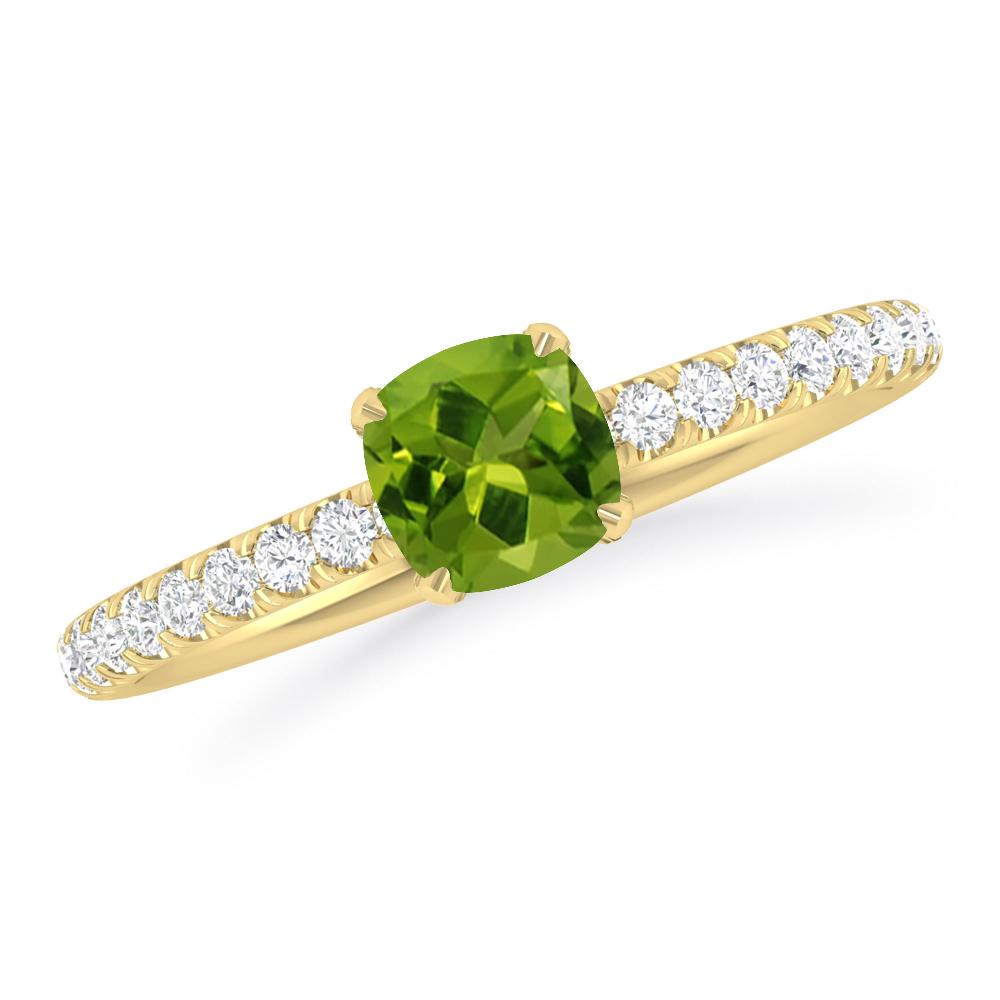 Yellow Gold - Peridot