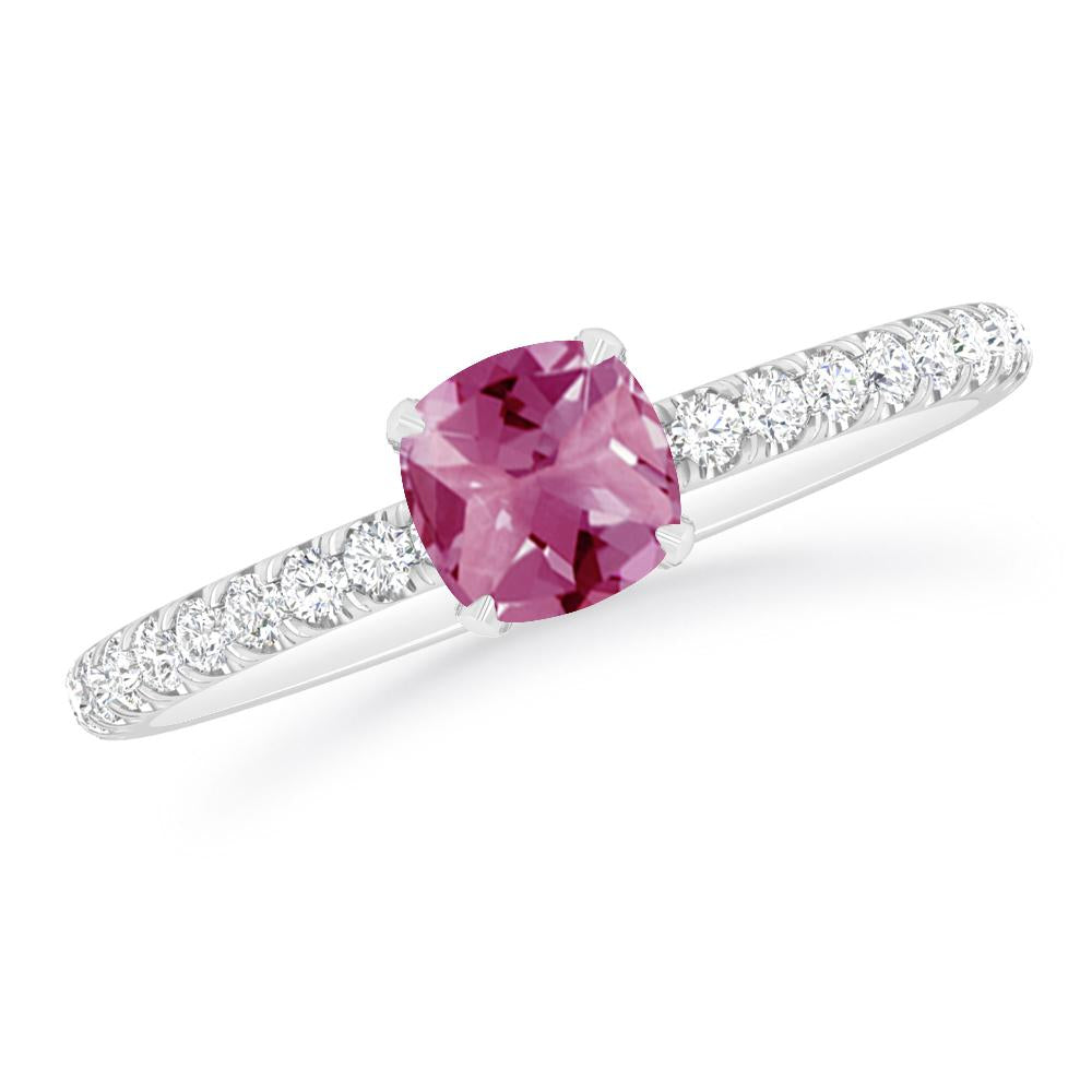 White Gold - Pink Tourmaline