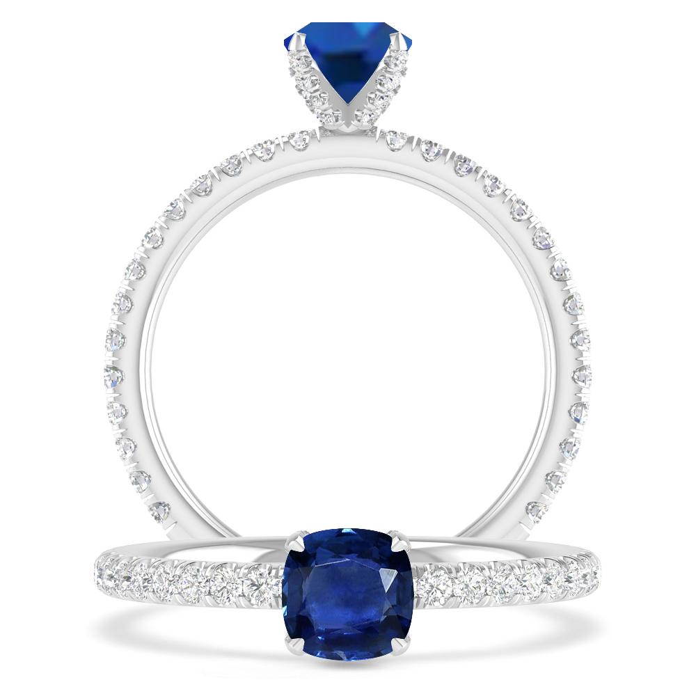 White Gold - Sapphire