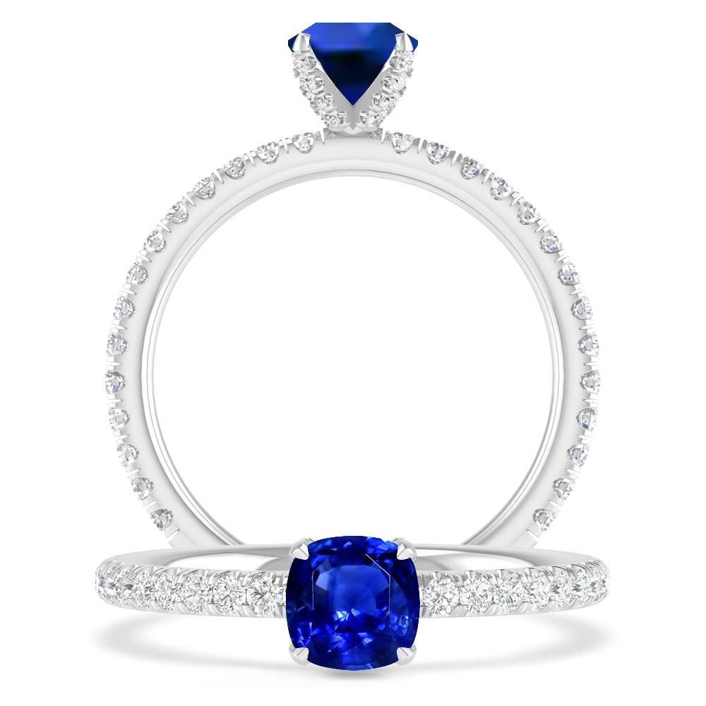 White Gold - Sapphire