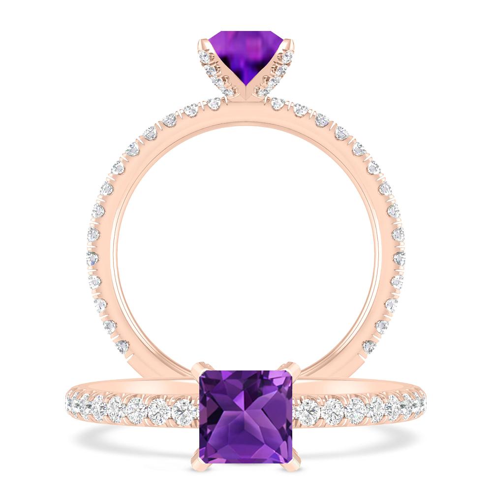 Rose Gold - Amethyst