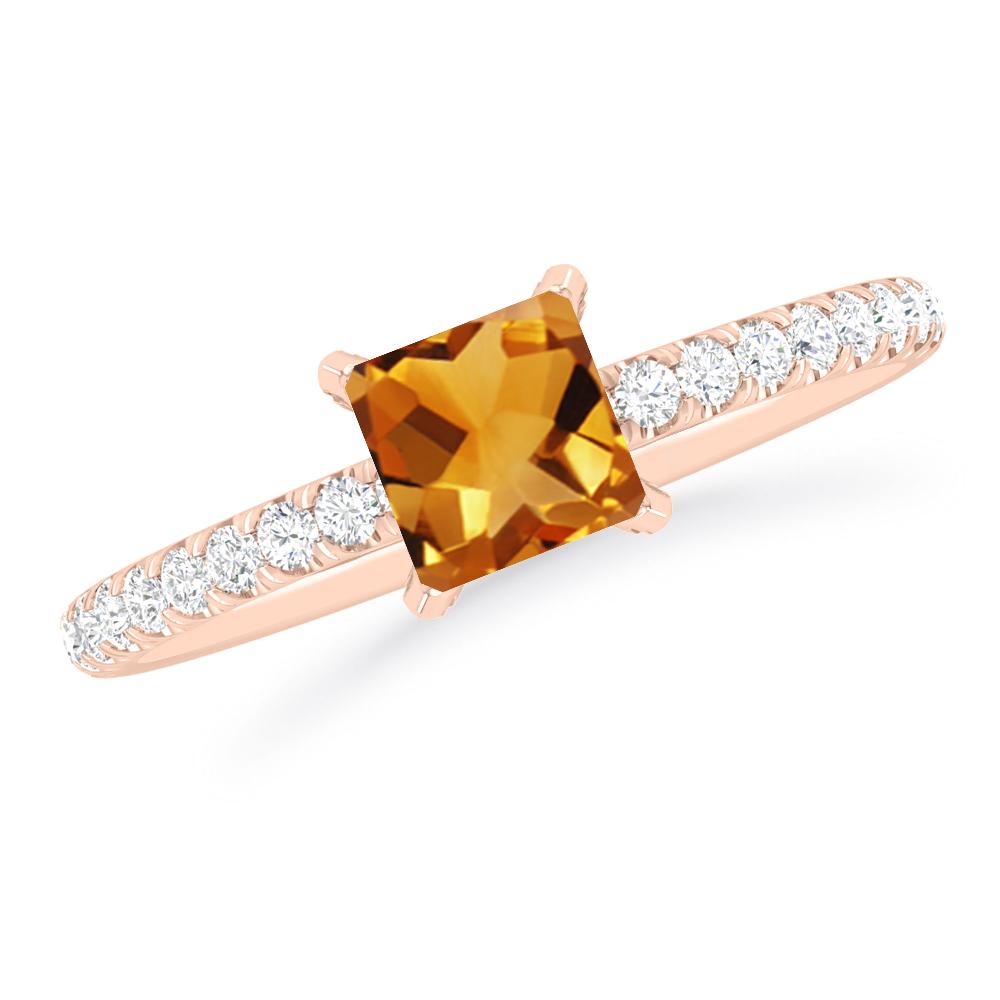Rose Gold - Citrine