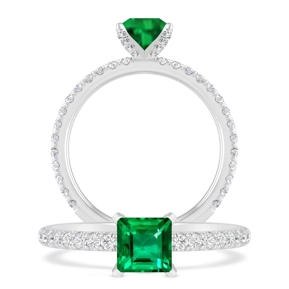 White Gold - Emerald