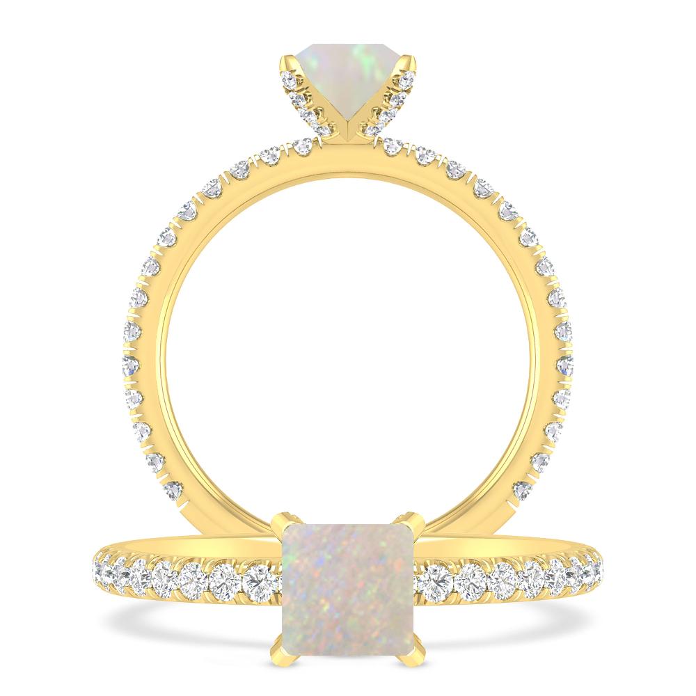 Yellow Gold - Opal