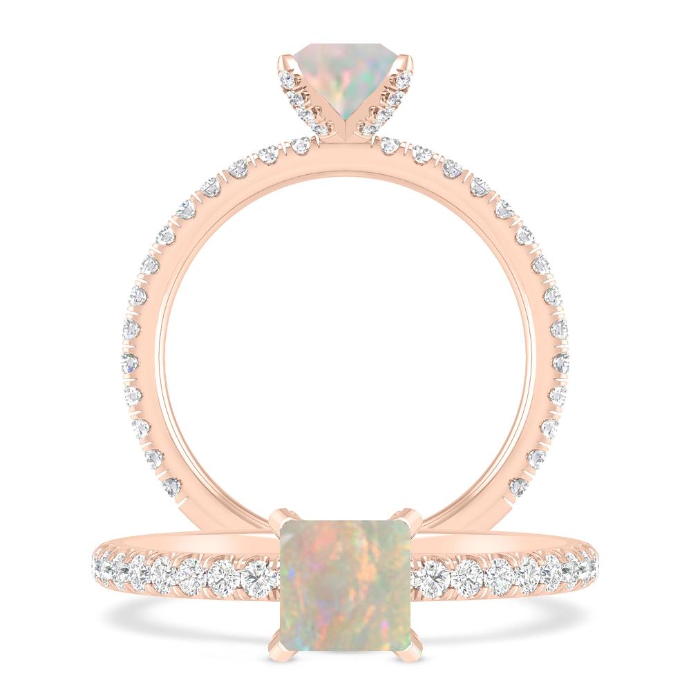 Rose Gold - Opal