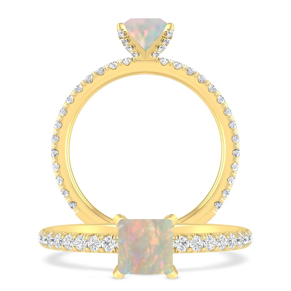 Yellow Gold - Opal