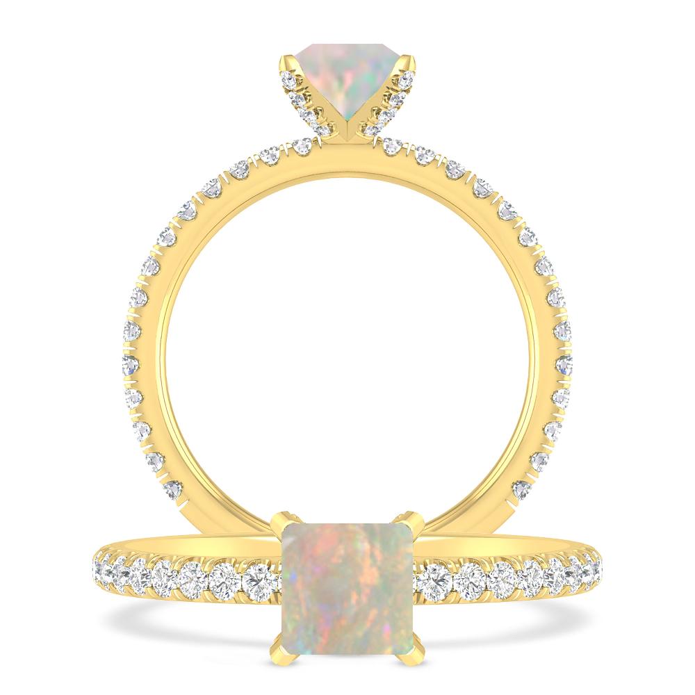 Yellow Gold - Opal