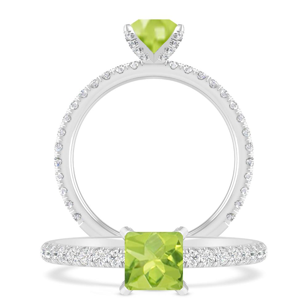 White Gold - Peridot