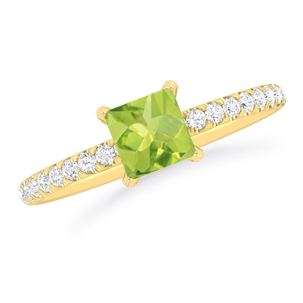 Yellow Gold - Peridot