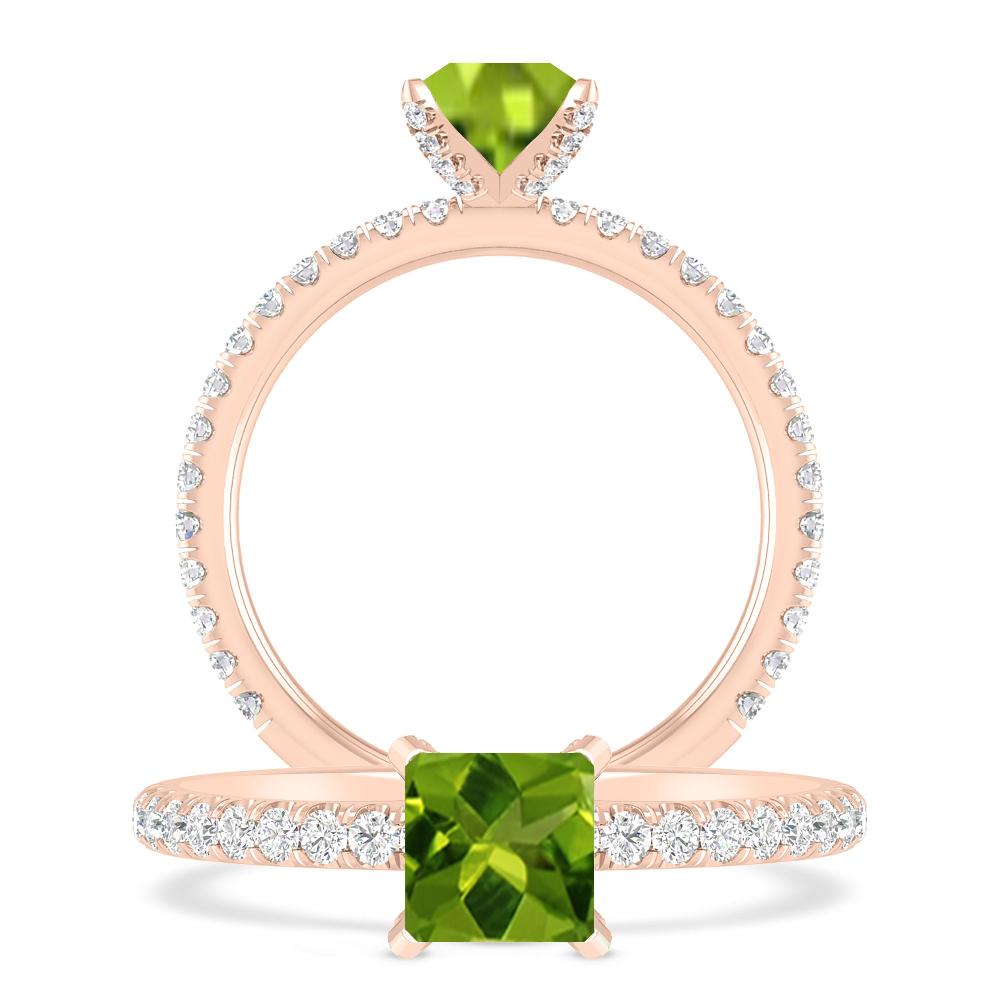 Rose Gold - Peridot