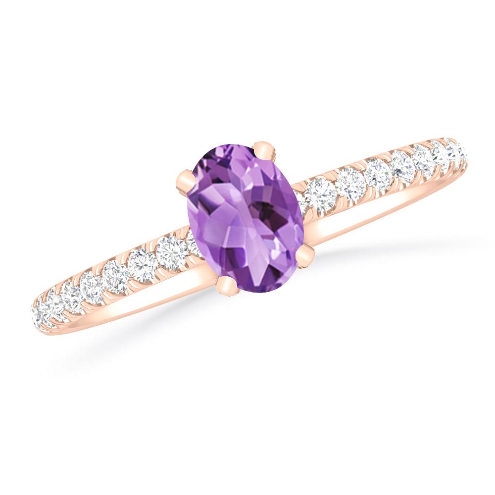 Rose Gold - Amethyst