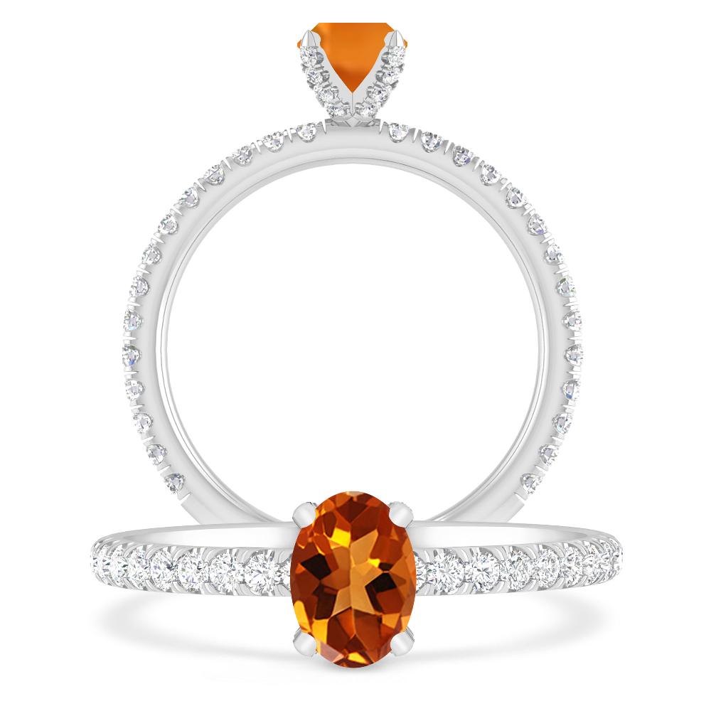 White Gold - Citrine