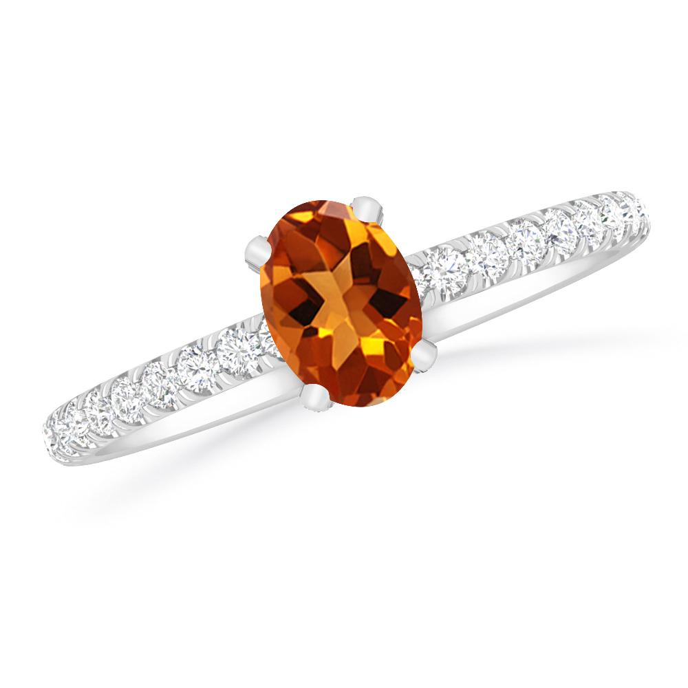 White Gold - Citrine