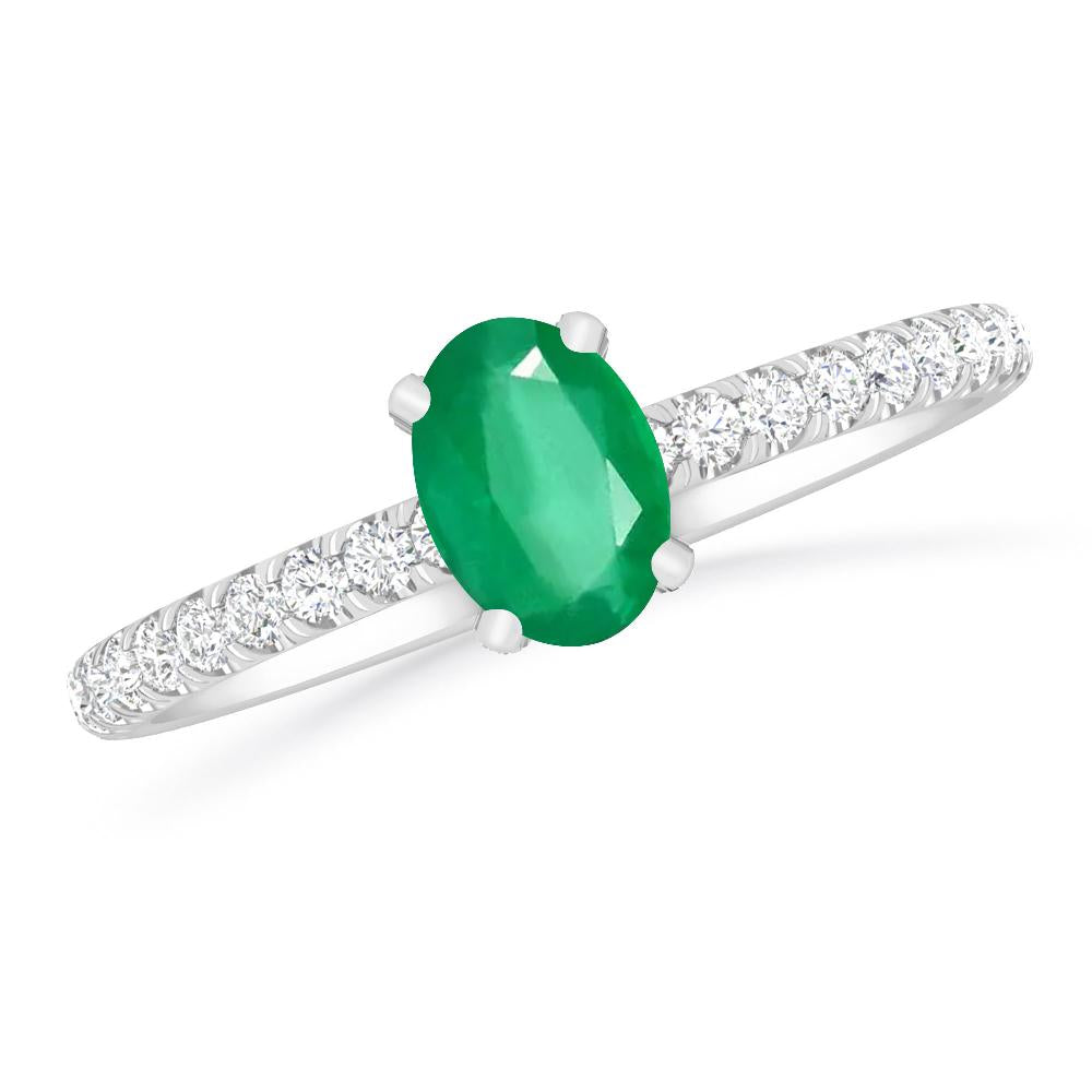 White Gold - Emerald