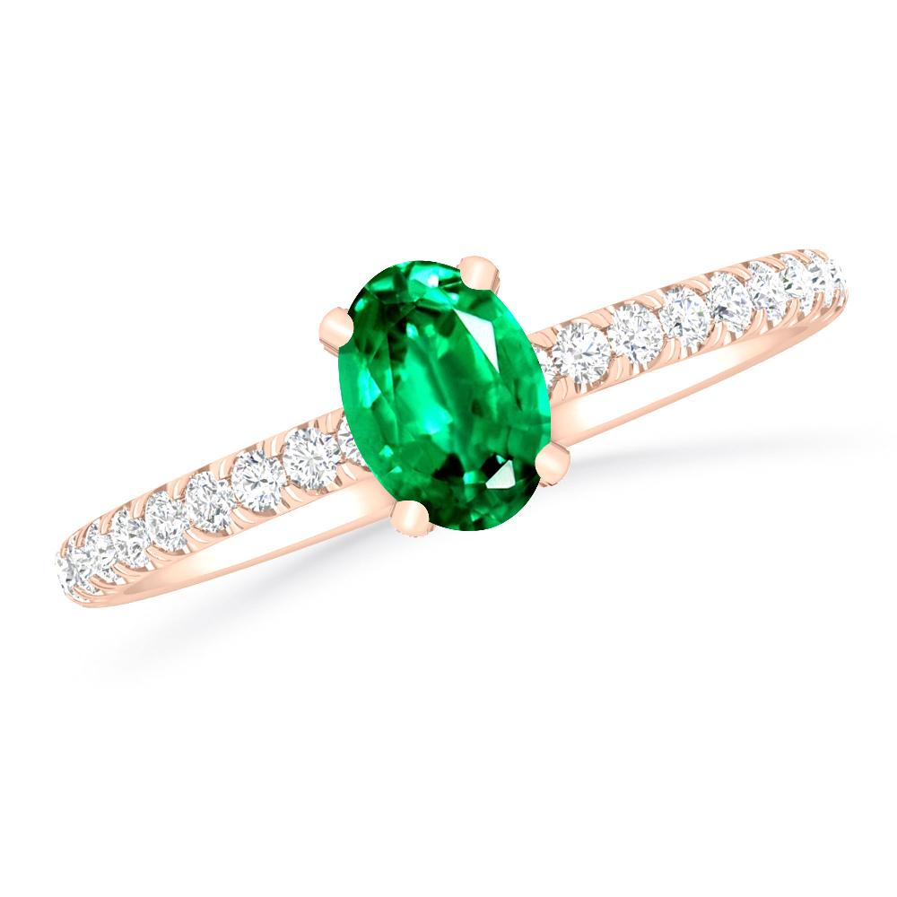 Rose Gold - Emerald