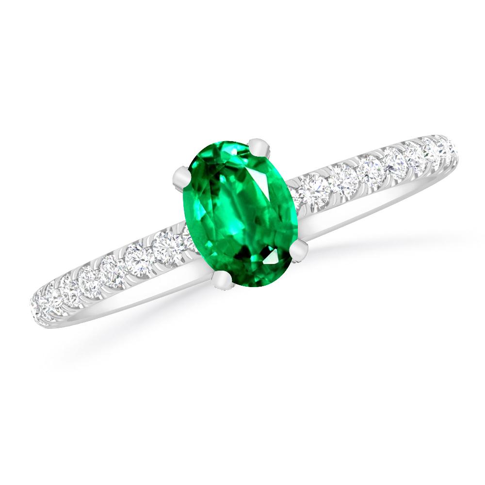 White Gold - Emerald