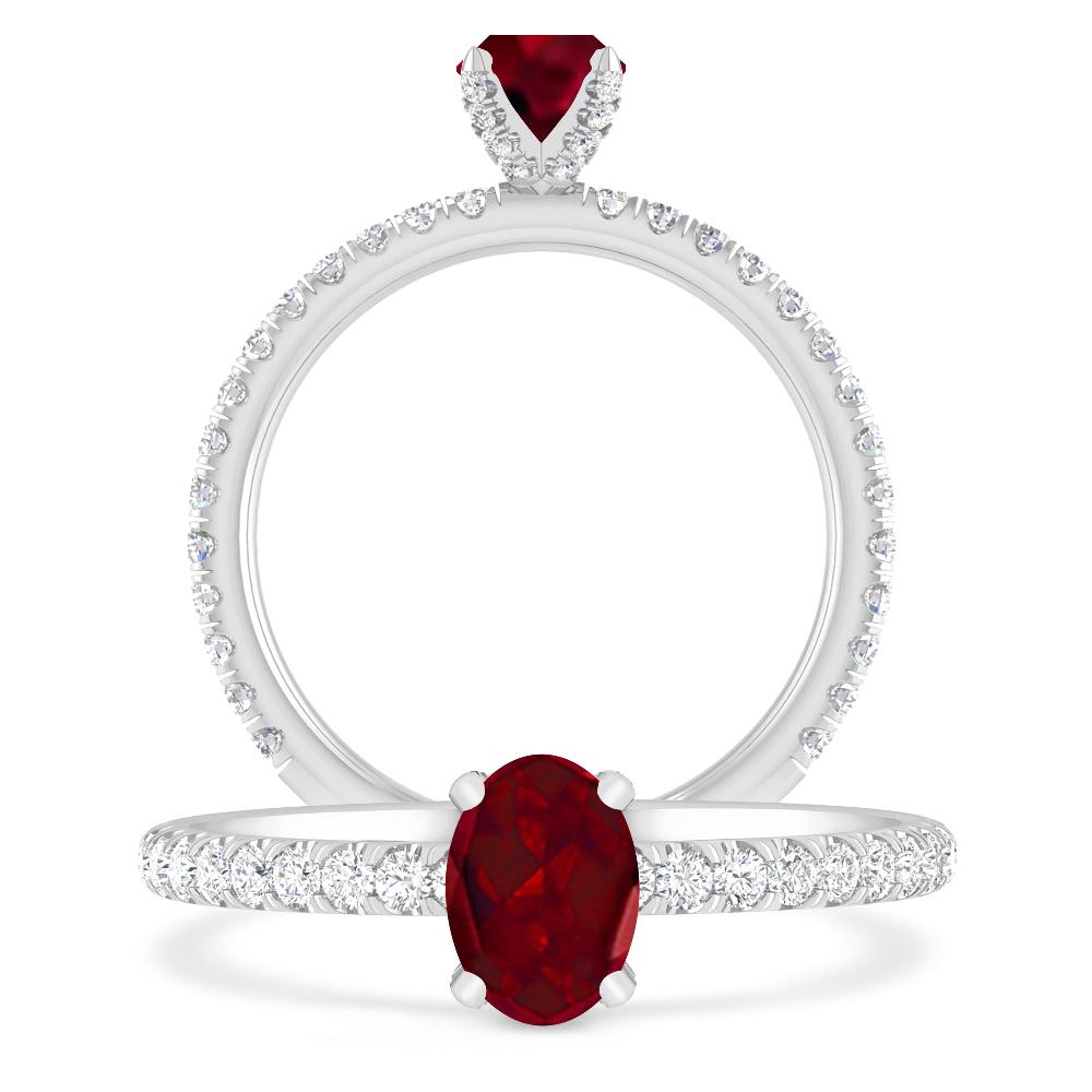 White Gold - Garnet