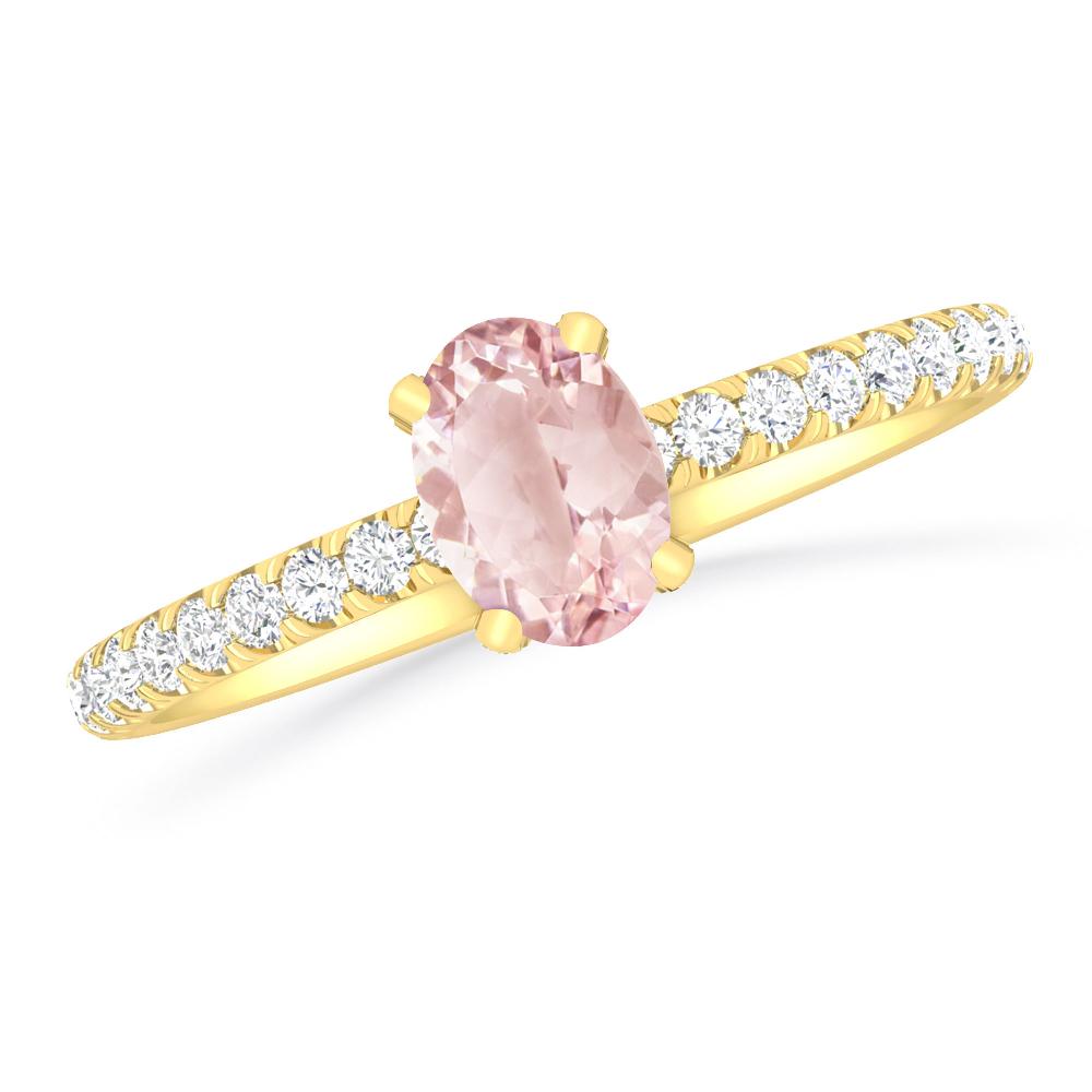 Yellow Gold - Morganite