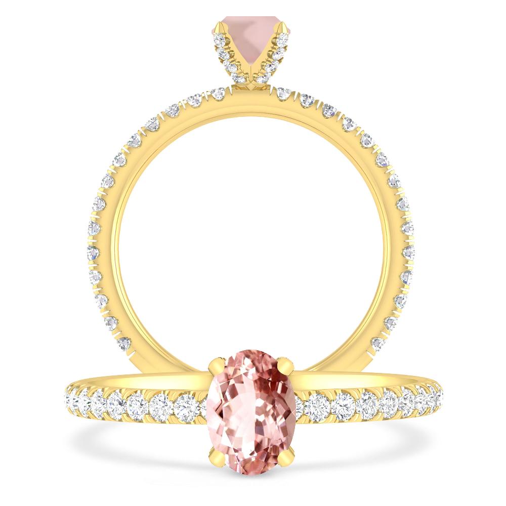 Yellow Gold - Morganite