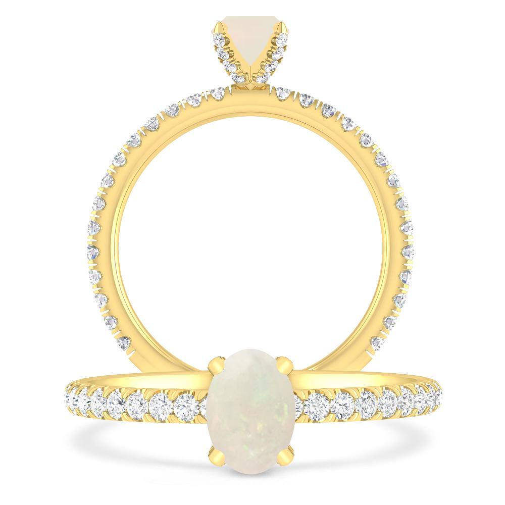 Yellow Gold - Opal