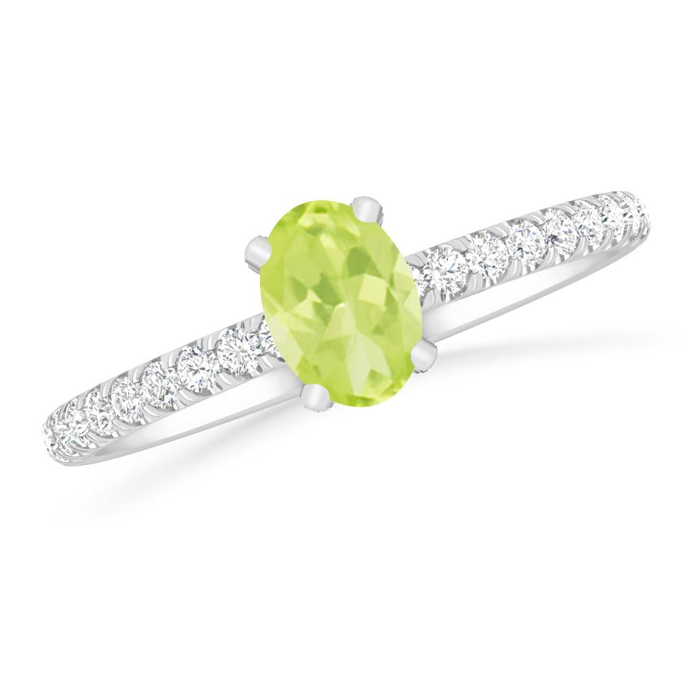 White Gold - Peridot