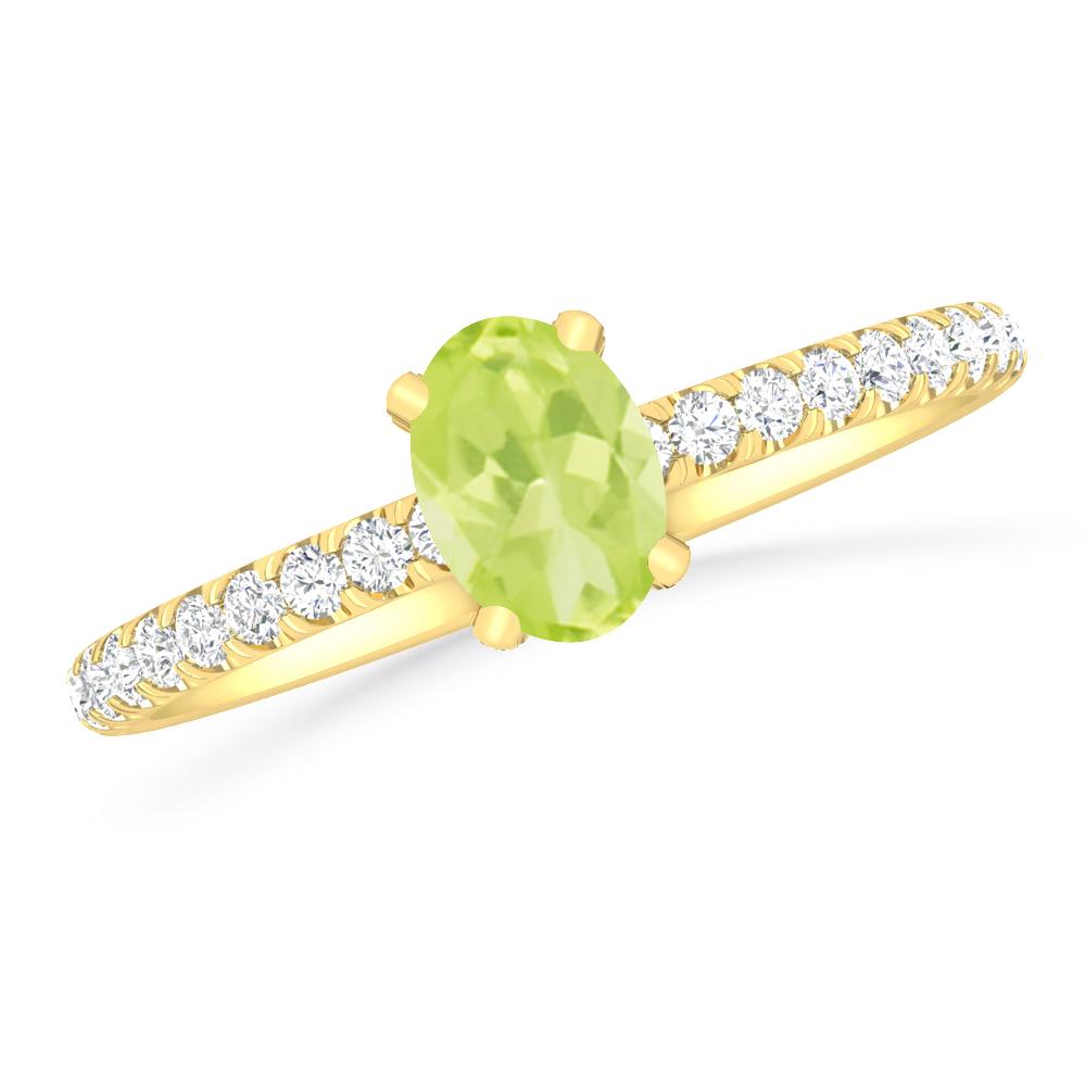 Yellow Gold - Peridot