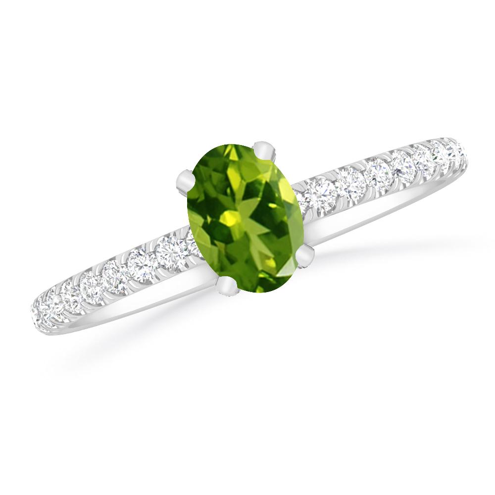 White Gold - Peridot