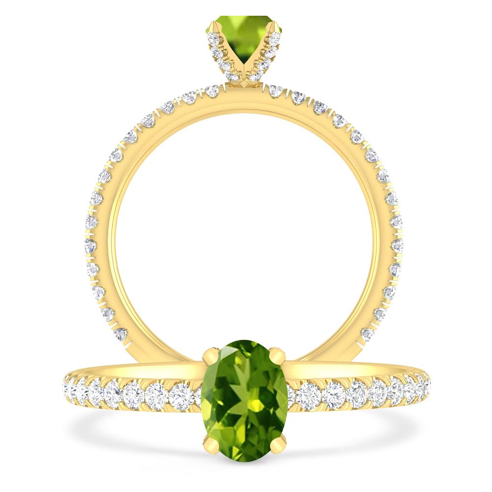 Yellow Gold - Peridot