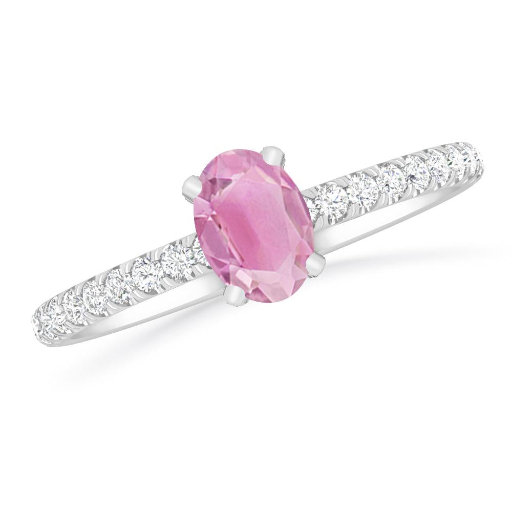 White Gold - Pink Tourmaline