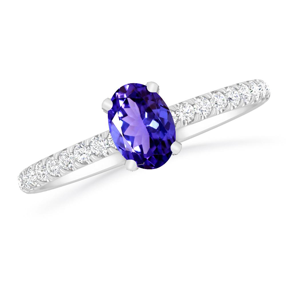 White Gold - Tanzanite