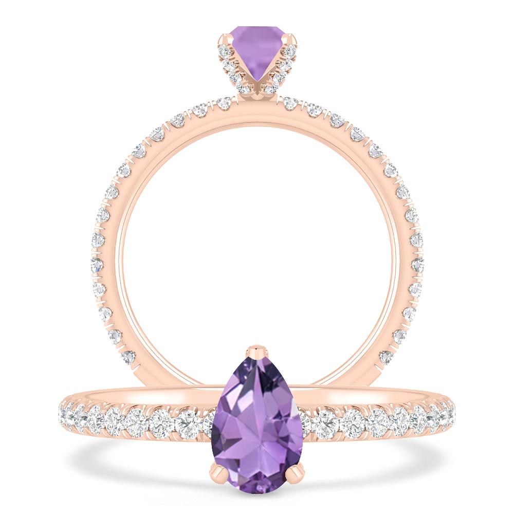 Rose Gold - Amethyst