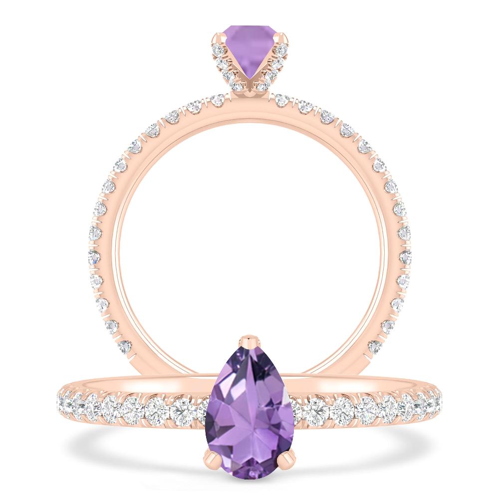 Rose Gold - Amethyst