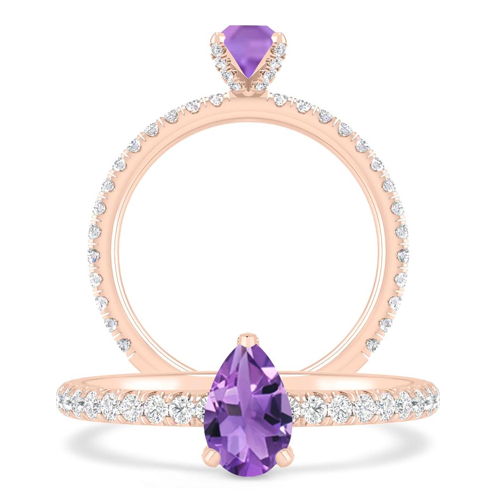 Rose Gold - Amethyst