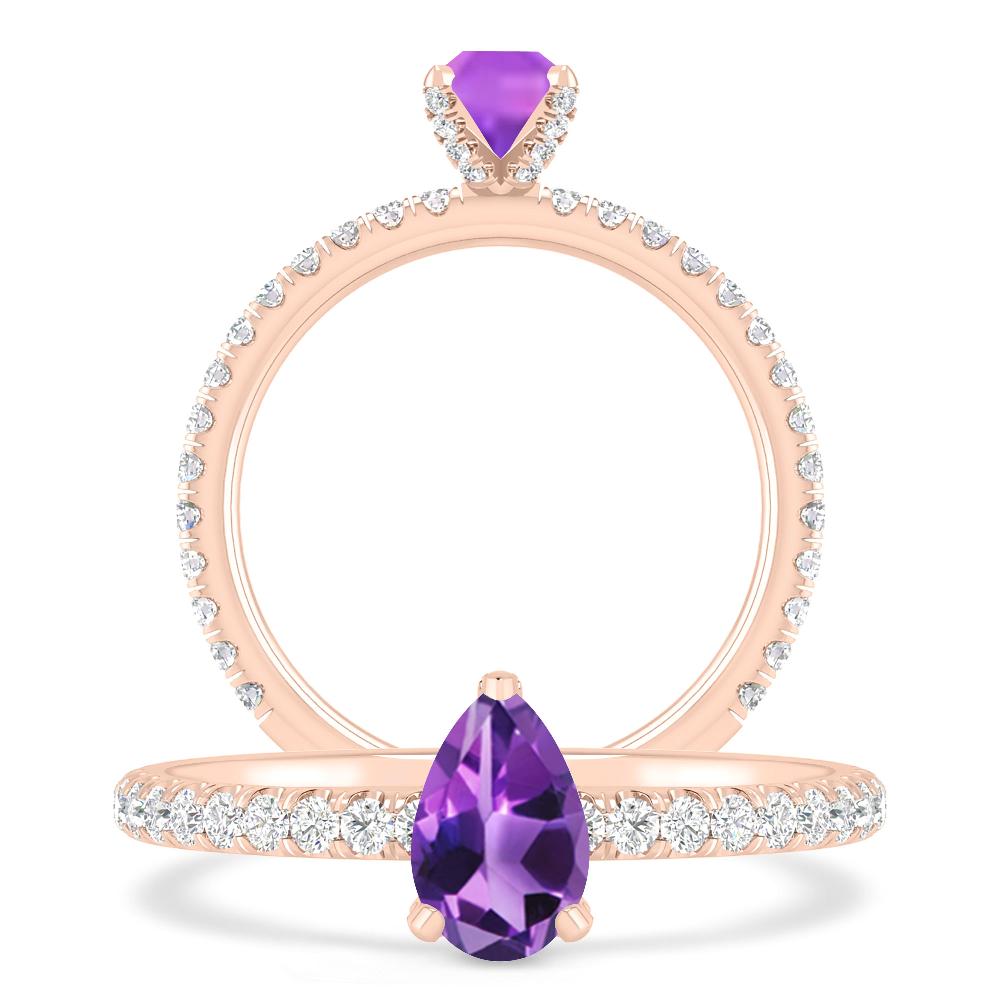 Rose Gold - Amethyst