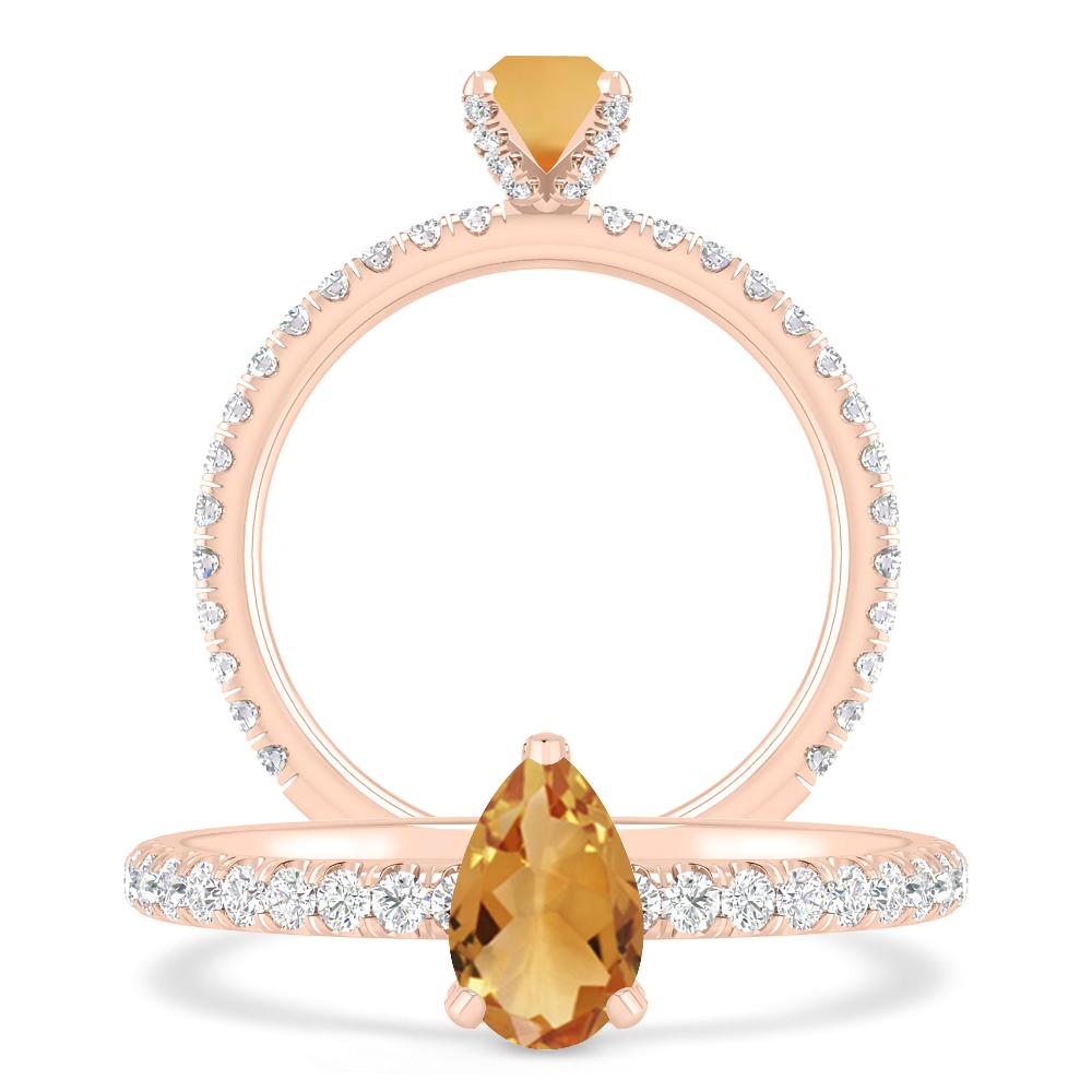 Rose Gold - Citrine