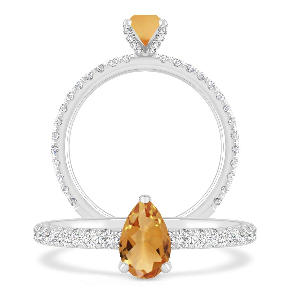 White Gold - Citrine