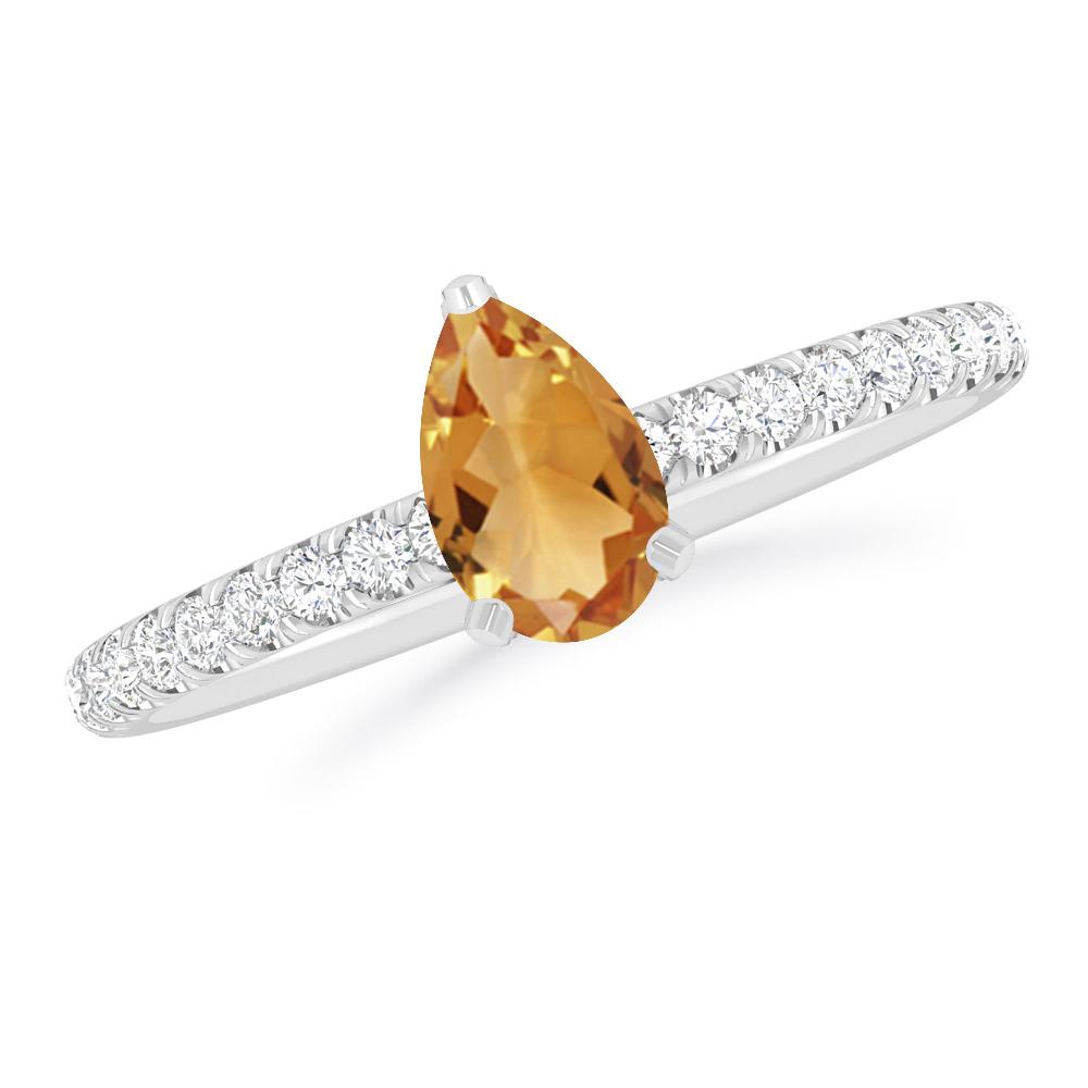 White Gold - Citrine