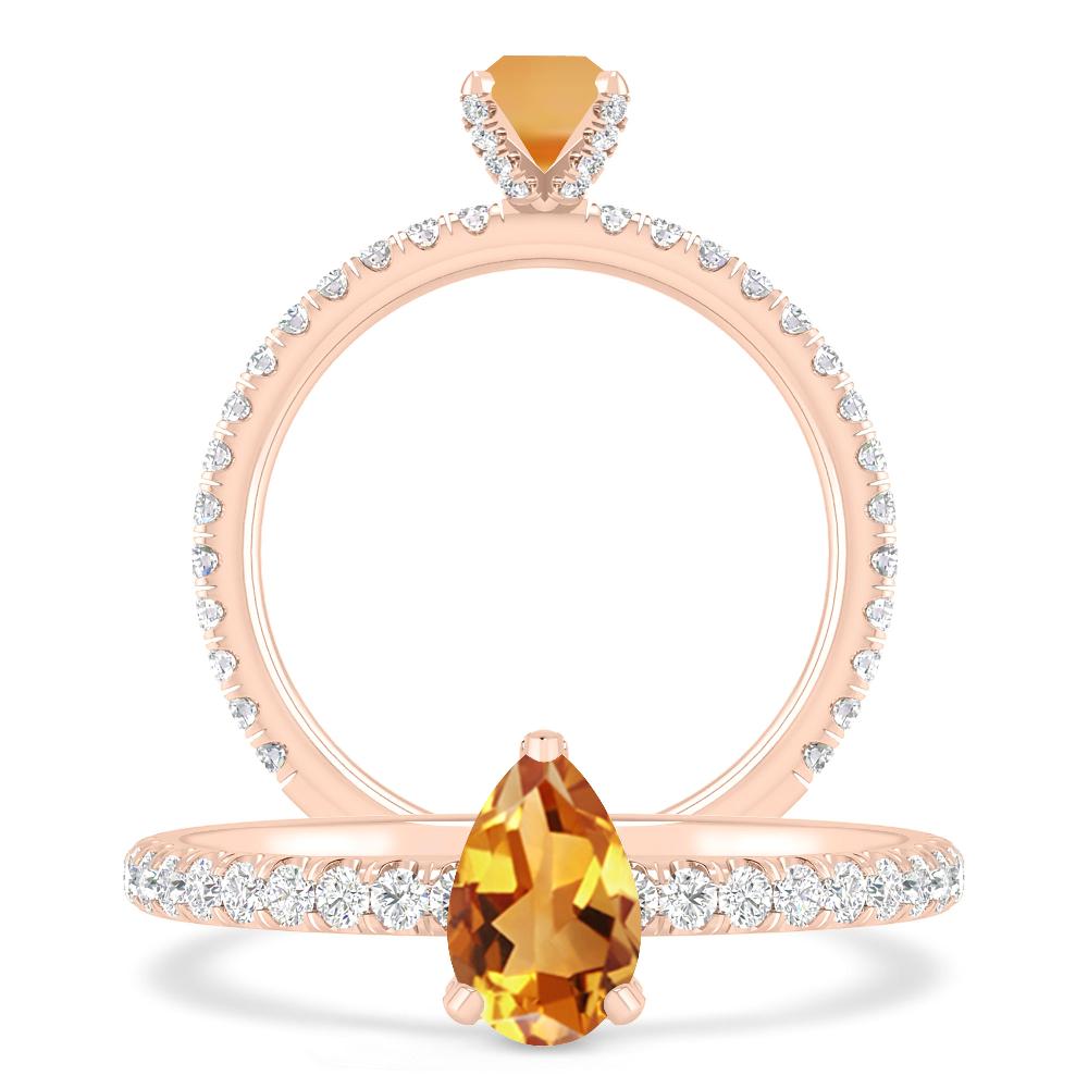 Rose Gold - Citrine