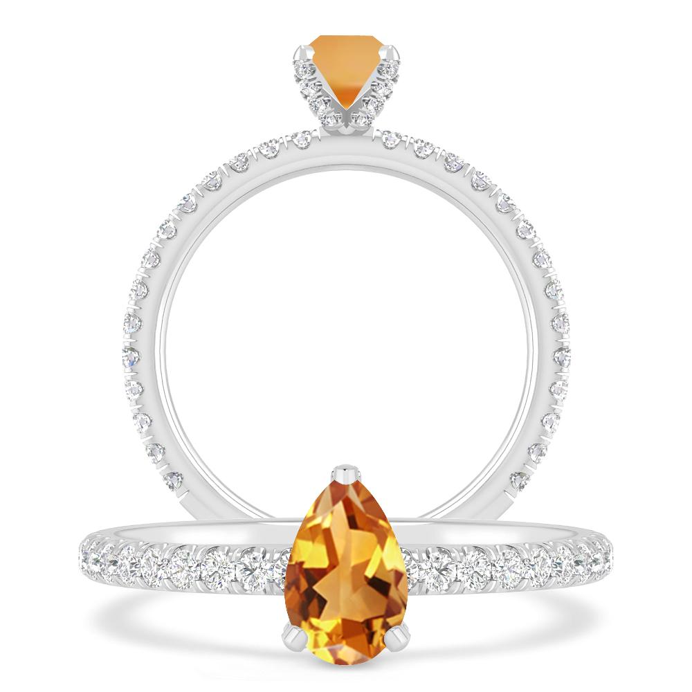 White Gold - Citrine